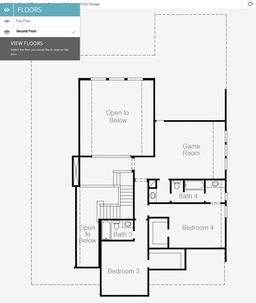 Image 28 representing the Hallsburg - Estate Series by Coventry Homes in Wolf Ranch 71', Georgetown, TX. Image 28 representing the Hallsburg - Estate Series by Coventry Homes in Wolf Ranch 71', Georgetown, TX.