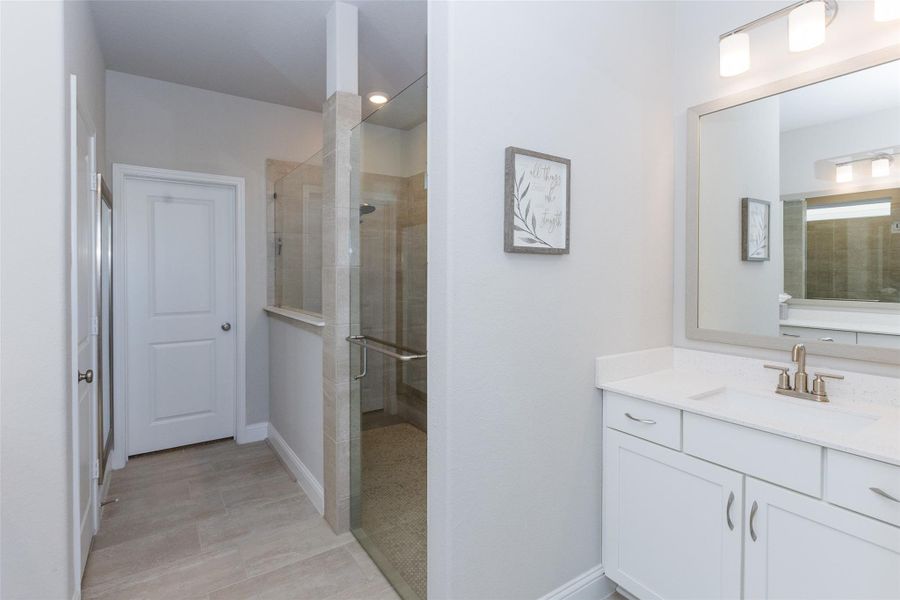 Furnished interior view inside a new home in Amira: Heritage Collection, Tomball (Image 18).