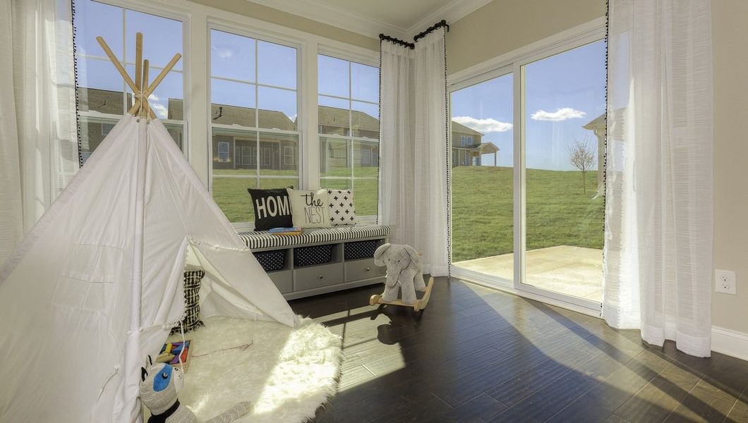 Representative furnished interior of a home built from the Verwood by D.R. Horton in Chumley Estates, Reidville (Image 25).