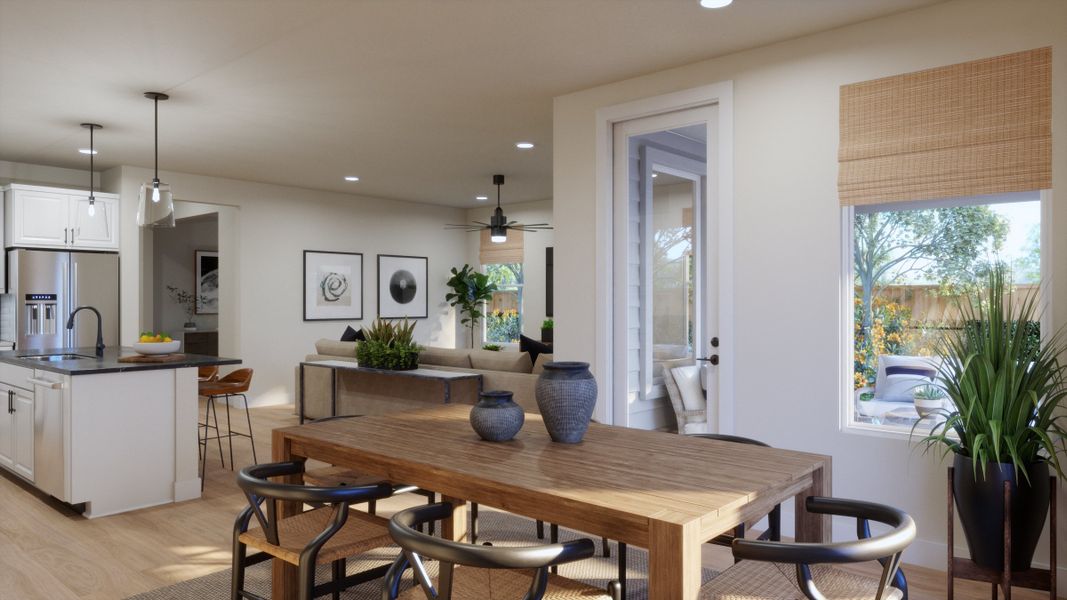 Representative furnished interior of a home built from the 4008 by Risewell Homes in Freedom at Anthem, Kyle (Image 6).