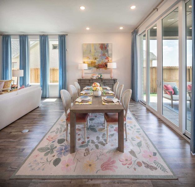 Representative Dining Room - some options shown