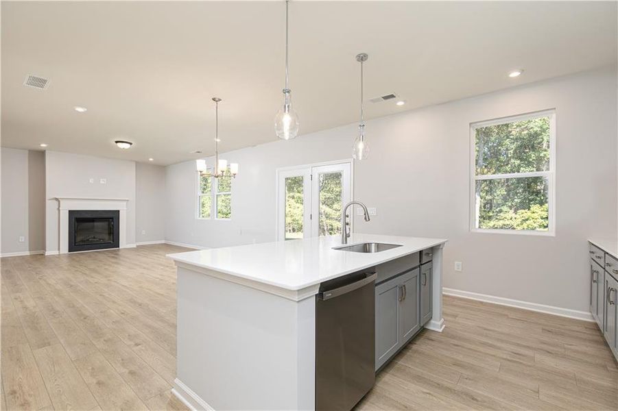 Furnished interior view inside a new home in Kingsley, Acworth (Image 3).