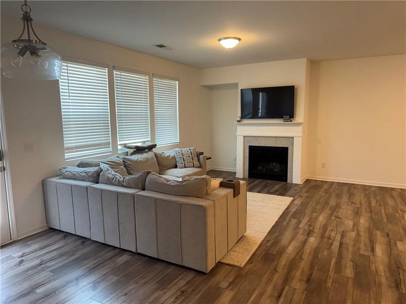Furnished interior view inside a new home in , Duluth (Image 15). Furnished interior view inside a new home in , Duluth (Image 15).