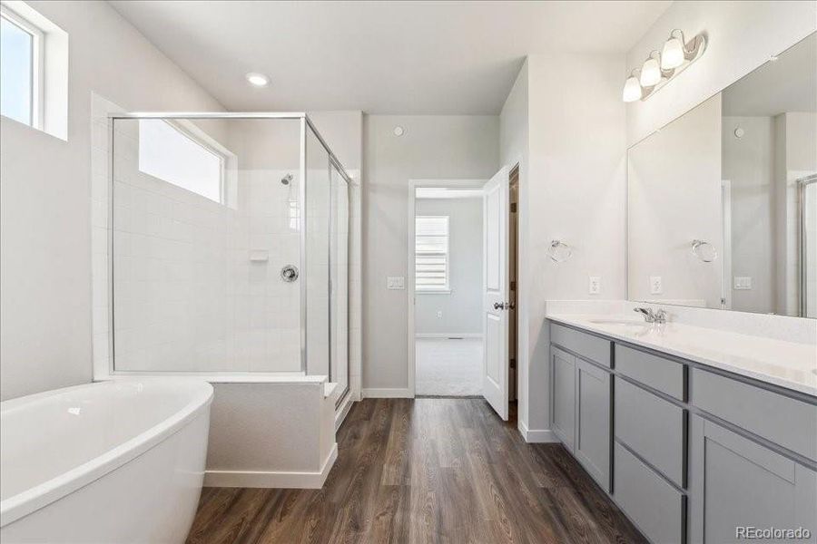 Furnished interior view inside a new home in Floret Collection at Parkdale Commons, Lafayette (Image 5).