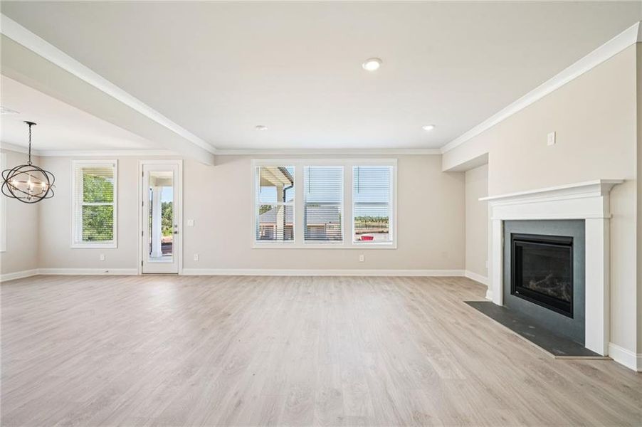 Spacious, unfurnished interior of a new home in River Pointe, Monroe (Image 41).