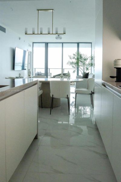 Furnished interior view inside a new home in , Miami (Image 9).