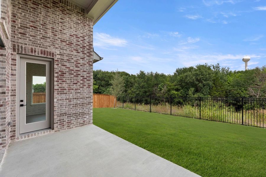 Covered Patio and Backyard Covered Patio and Backyard