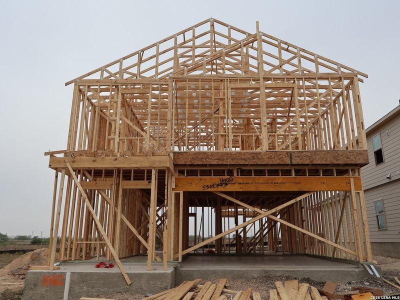 In-progress construction of a new home in Paloma Park, Converse, TX (Image 21). In-progress construction of a new home in Paloma Park, Converse, TX (Image 21).