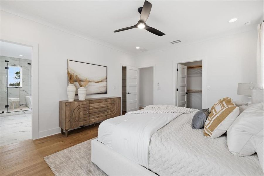 Furnished interior view inside a new home in , Tampa (Image 30).