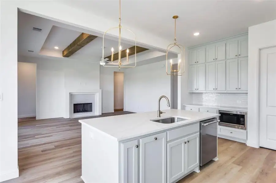 Furnished interior view inside a new home in Settler’s Glen, New Fairview (Image 7).