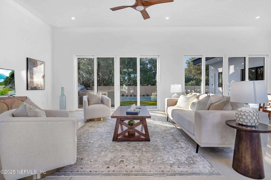 Furnished interior view inside a new home in , St. Augustine (Image 11).