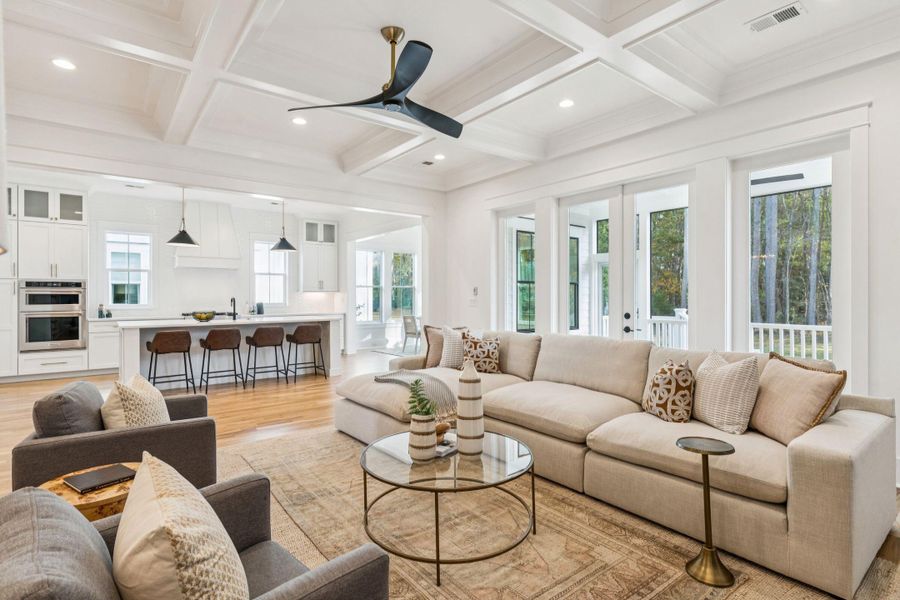 Furnished interior view inside a new home in Riverside at Carolina Park, Mount Pleasant (Image 7).