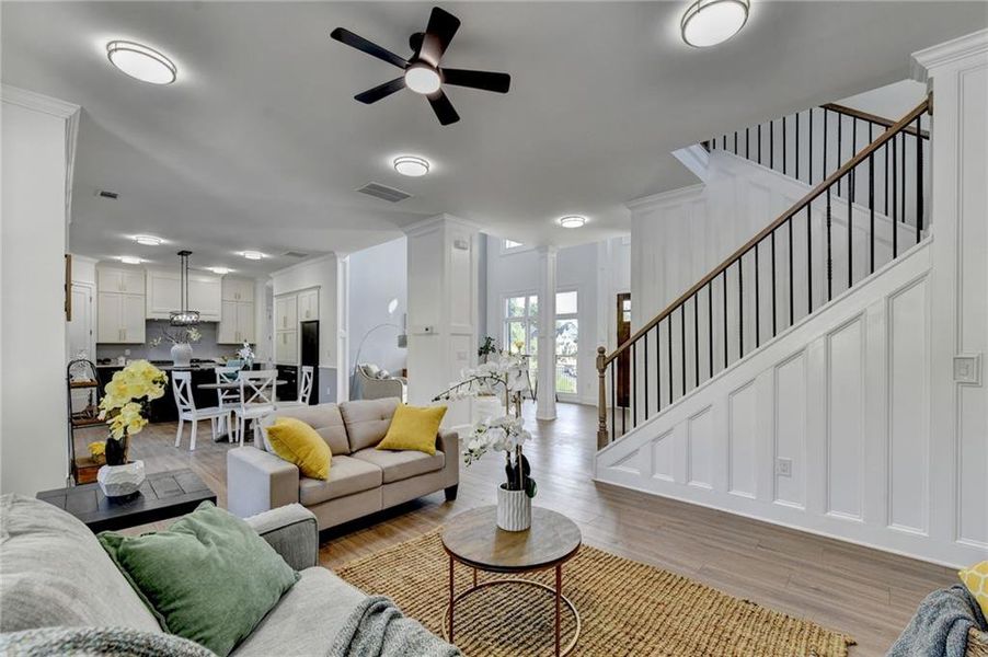 Furnished interior view inside a new home in , Gainesville (Image 47). Furnished interior view inside a new home in , Gainesville (Image 47).