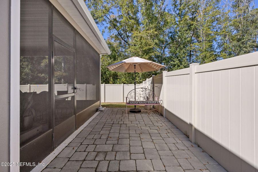 Exterior details and patio area of a home in Wilford Preserve, Orange Park (Image 3). Exterior details and patio area of a home in Wilford Preserve, Orange Park (Image 3).
