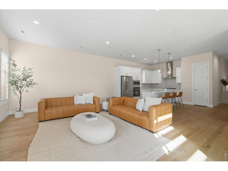 Furnished interior view inside a new home in Pelican Shores at Water Valley, Windsor (Image 16).