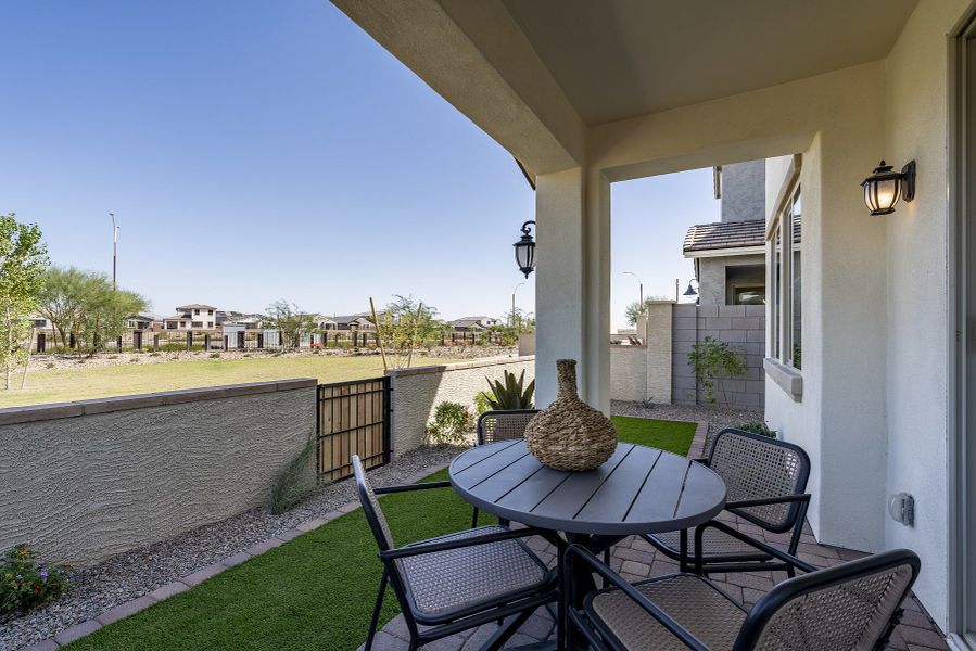 Covered Patio | Chartreuse | Greenpointe at Eastmark | New homes in Mesa, Arizona | Landsea Homes