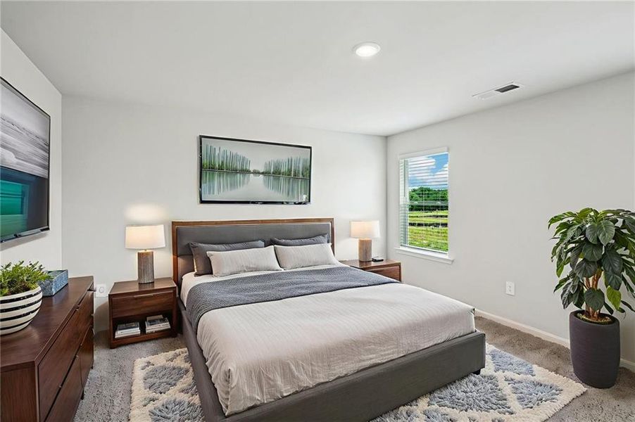Furnished interior view inside a new home in Avalon - Reserve Series, Conyers (Image 10).