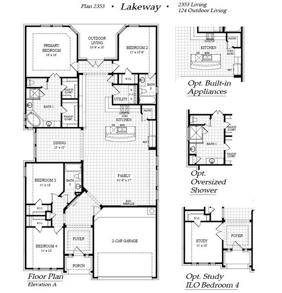 2D floor plan layout of this home in Summer Crest, Fort Worth, TX (Image 3). 2D floor plan layout of this home in Summer Crest, Fort Worth, TX (Image 3).