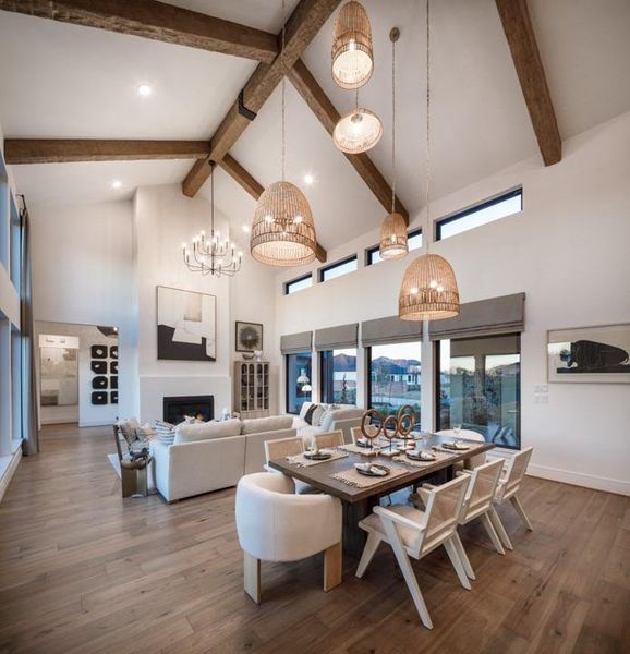 Furnished interior view inside a new home in Sienna, Missouri City (Image 34).