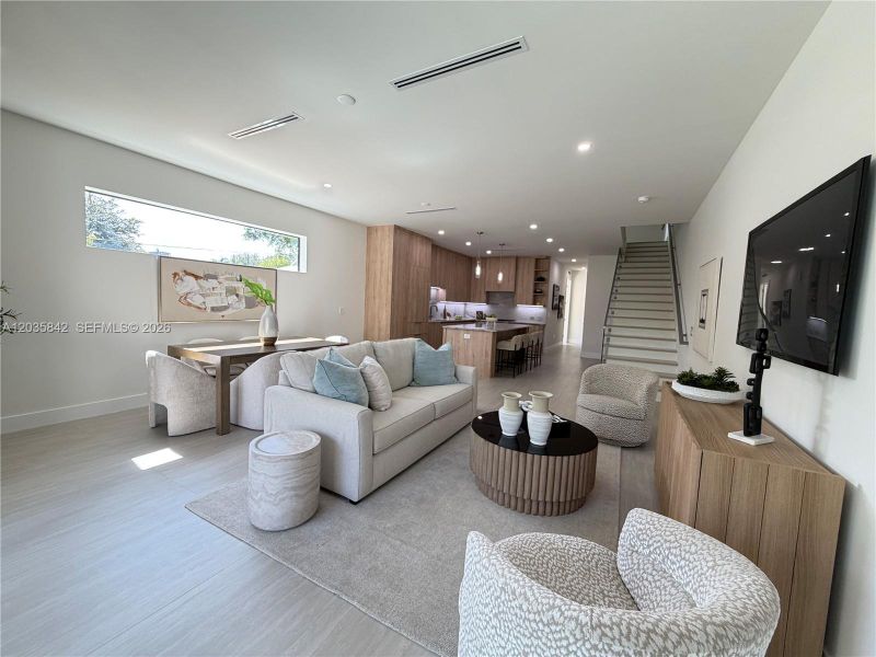 Furnished interior view inside a new home in , Fort Lauderdale (Image 17). Furnished interior view inside a new home in , Fort Lauderdale (Image 17).