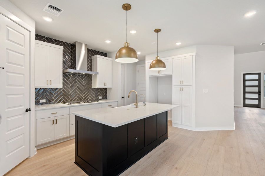 Furnished interior view inside a new home in Lariat, Liberty Hill (Image 11).