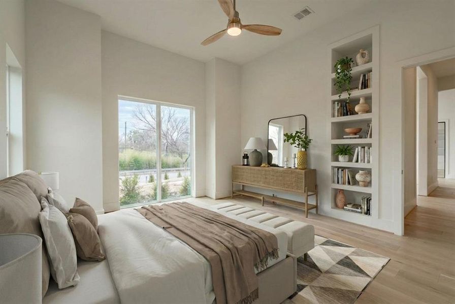 Furnished interior view inside a new home in , Dallas (Image 15).