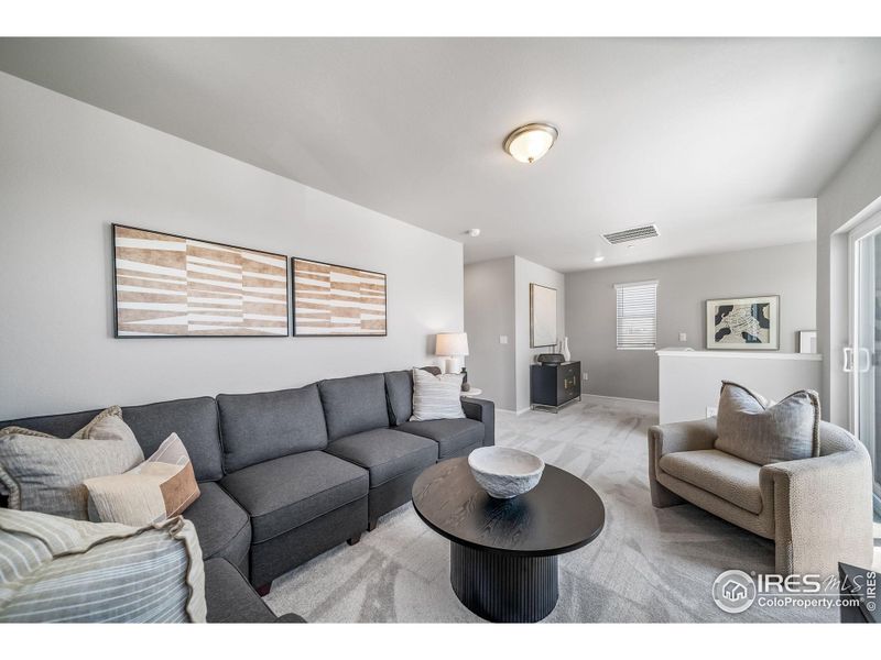 Furnished interior view inside a new home in , Johnstown (Image 30). Furnished interior view inside a new home in , Johnstown (Image 30).