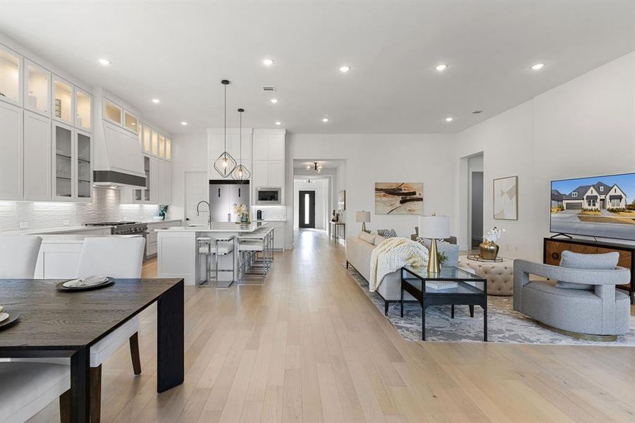 Furnished interior view inside a new home in , Prosper (Image 12).