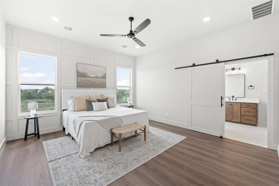 Furnished interior view inside a new home in , Temple (Image 30).