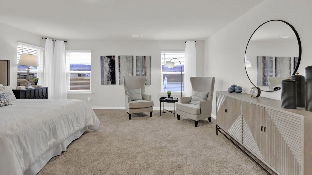 Furnished interior view inside a new home in Sweet Briar, Ooltewah (Image 36).