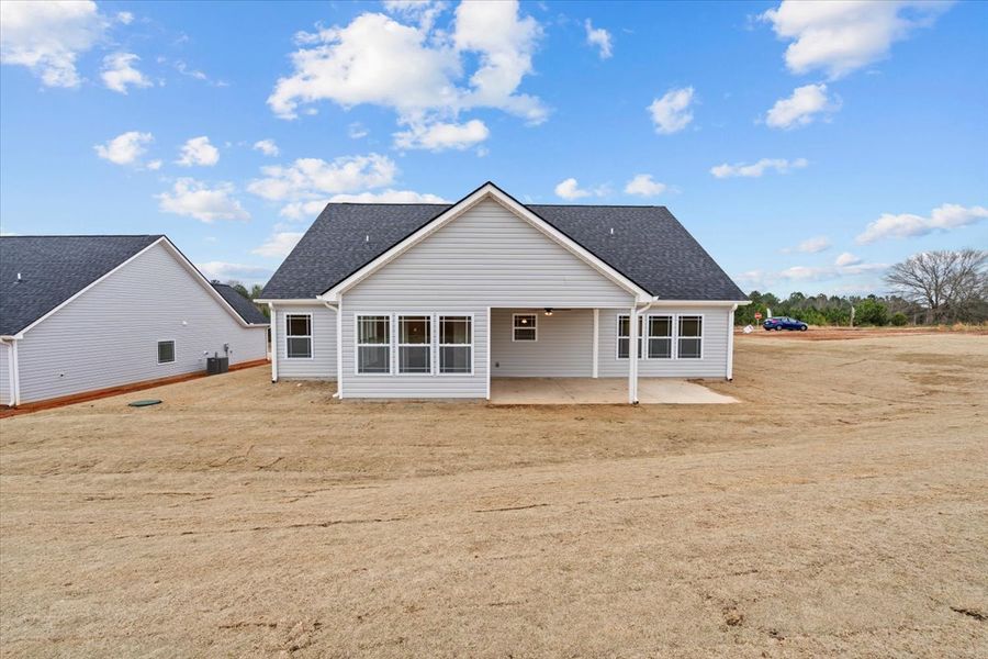 Representative exterior details of a home built from the Arcadia by Enchanted Homes in Guadalupe Heights, Seguin (Image 22).