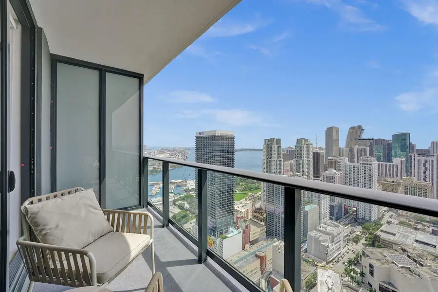 Exterior details and patio area of a home in , Miami (Image 1).