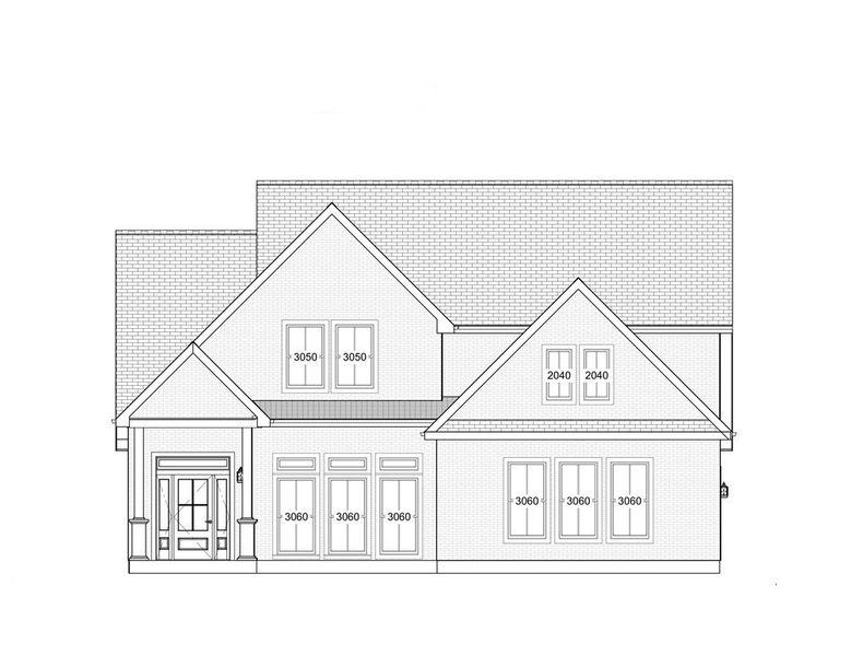 Exterior rendering of this home design in Anderson County Homes, Anderson, SC (Image 2). Exterior rendering of this home design in Anderson County Homes, Anderson, SC (Image 2).