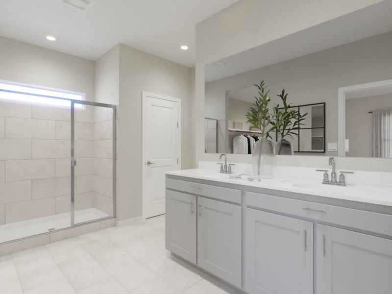 Furnished interior view inside a new home in Eastridge - Signature Series, McKinney (Image 7). Furnished interior view inside a new home in Eastridge - Signature Series, McKinney (Image 7).