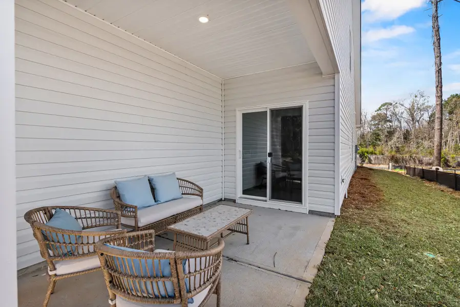 Representative exterior details of a home built from the Hawthorne E by McGuinn Homes in Pine Street, Yemassee (Image 23). Representative exterior details of a home built from the Hawthorne E by McGuinn Homes in Pine Street, Yemassee (Image 23).