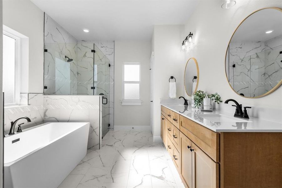 Furnished interior view inside a new home in Green Prairie Estates, Dish (Image 8). Furnished interior view inside a new home in Green Prairie Estates, Dish (Image 8).