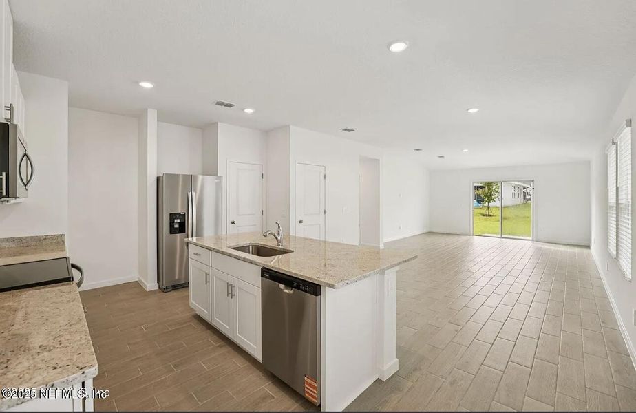 Furnished interior view inside a new home in Kings Crossing, Jacksonville (Image 6).