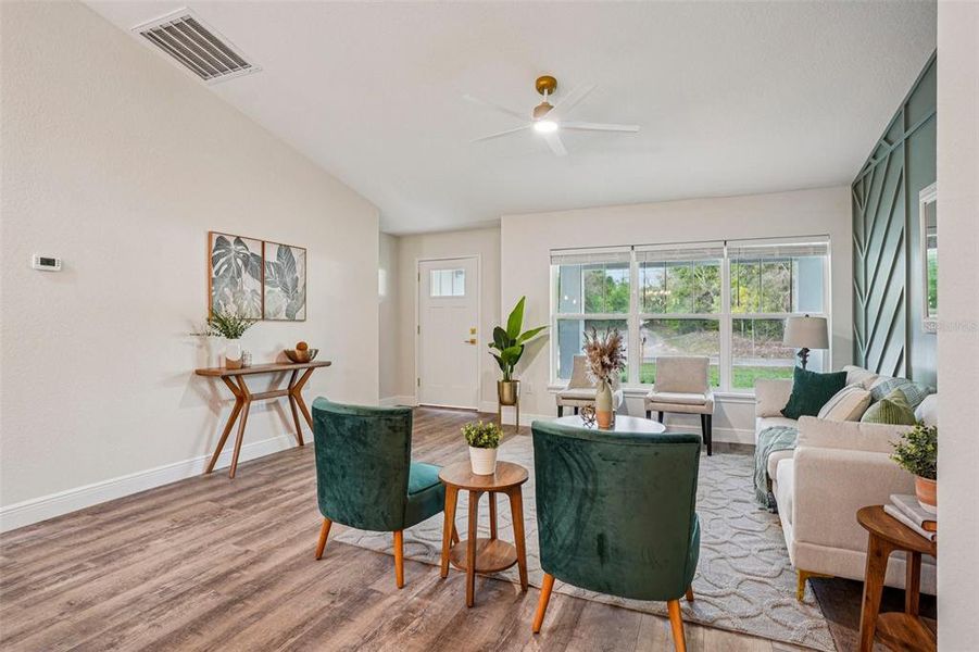 Furnished interior view inside a new home in , Citrus Springs (Image 17).