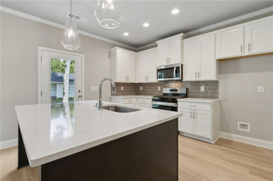Furnished interior view inside a new home in , Hoschton (Image 8). Furnished interior view inside a new home in , Hoschton (Image 8).