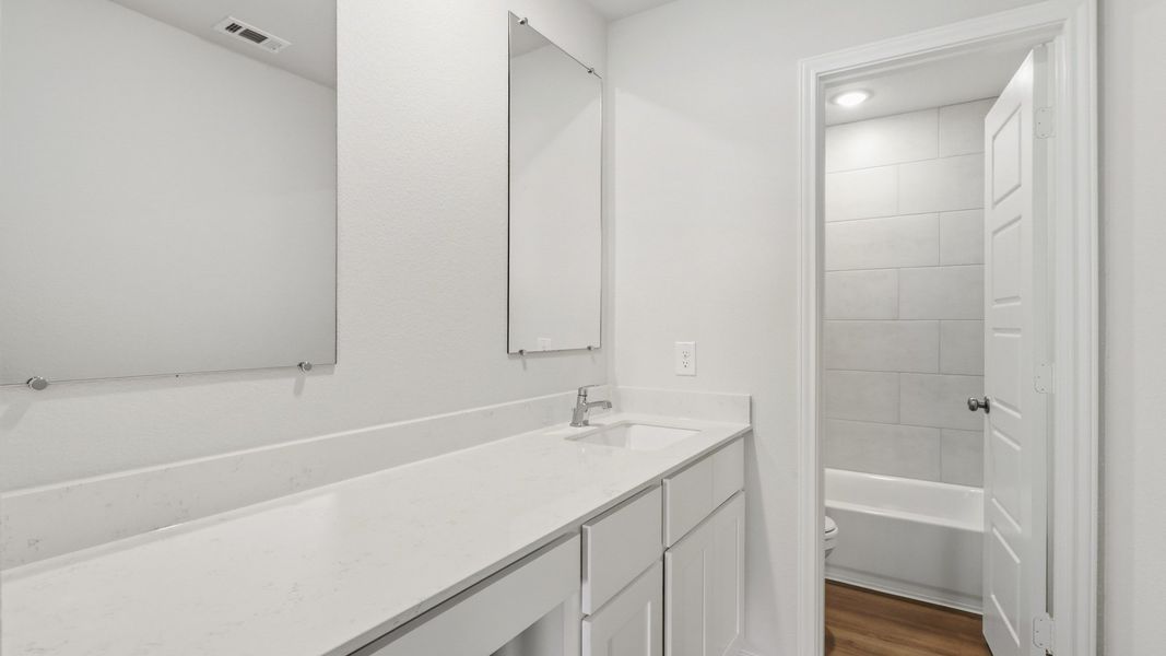 Secondary bathroom