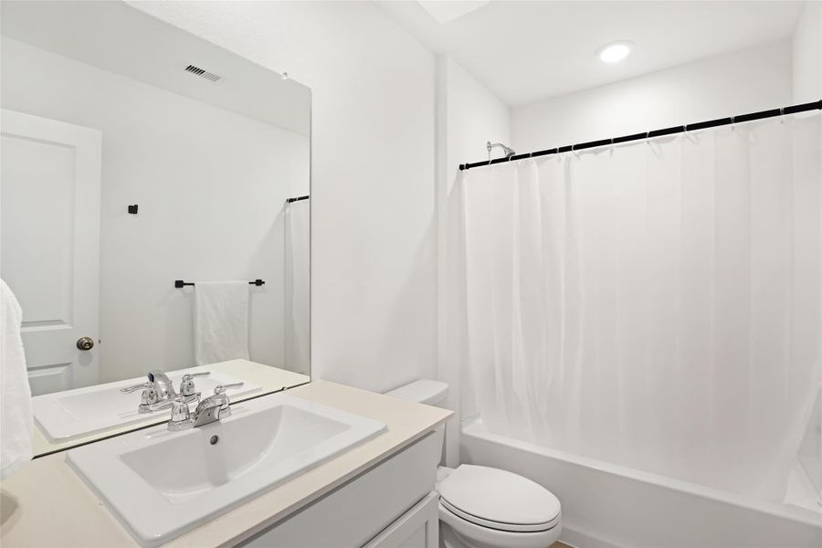 Secondary bath upstairs