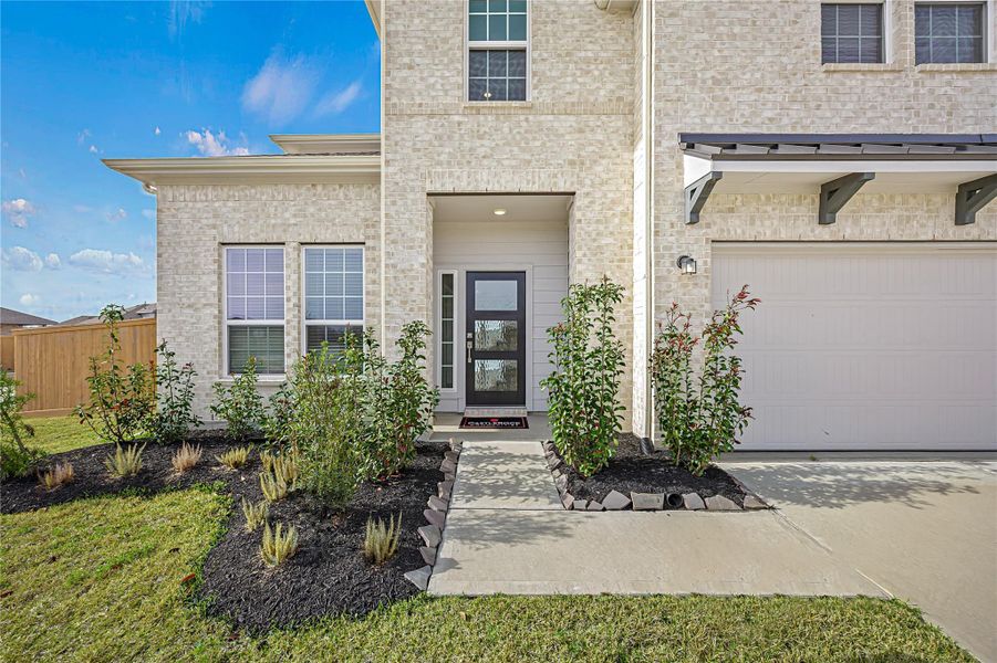 Exterior details and patio area of a home in River Ranch Meadows, Dayton (Image 3). Exterior details and patio area of a home in River Ranch Meadows, Dayton (Image 3).