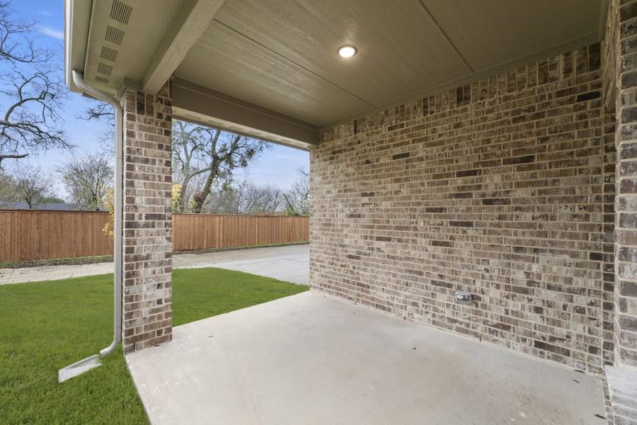 Front exterior of a new home in Redden Farms – Active Adult, Midlothian, TX, highlighting curb appeal (Image 29).