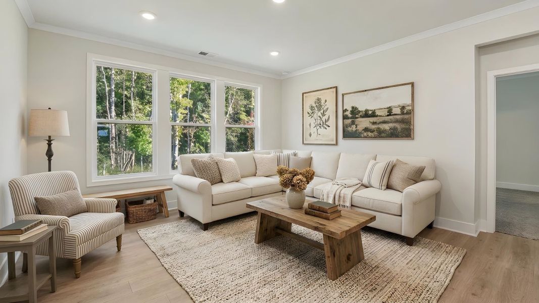 Furnished interior view inside a new home in Westport, York (Image 5).