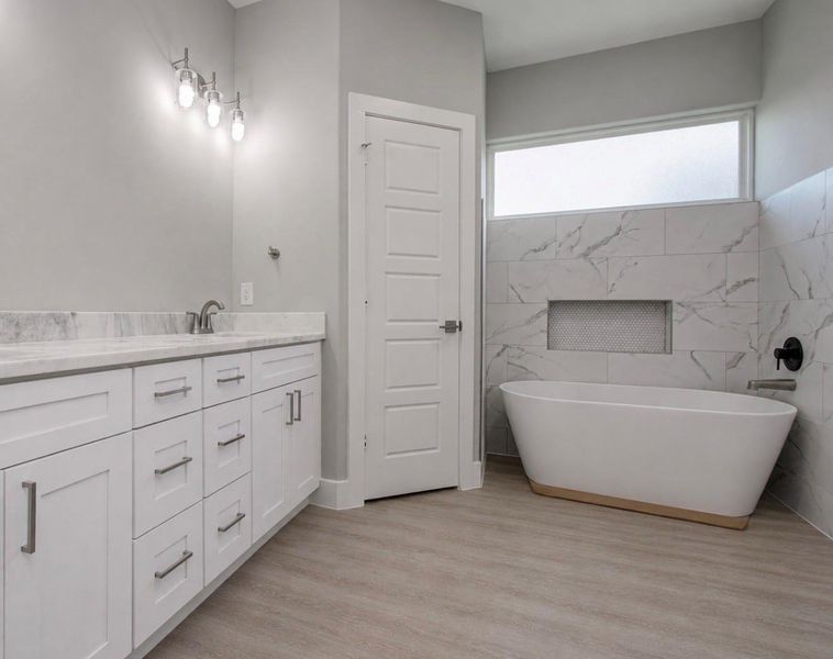Furnished interior view inside a new home in , Houston (Image 10).