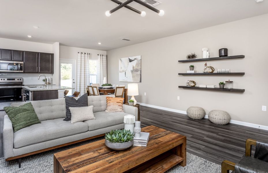 Spacious Great Room for Comfortable Entertaining