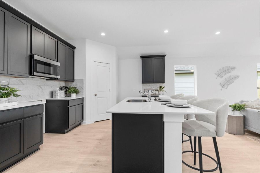 Furnished interior view inside a new home in Emberly, Beasley (Image 6).