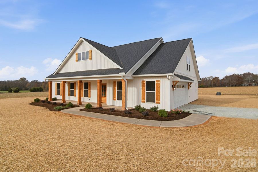 Exterior details and patio area of a home in , Marshville (Image 17).