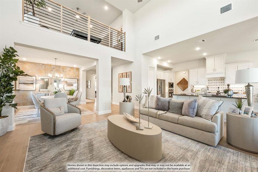 Furnished interior view inside a new home in Ridge Ranch Classic 60, Mesquite (Image 16).