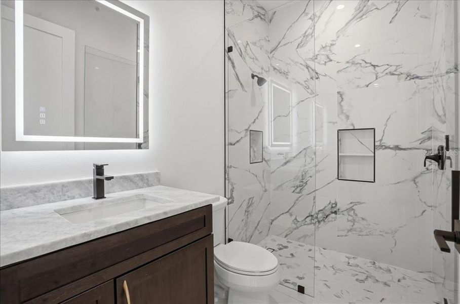 Furnished interior view inside a new home in , Englewood (Image 17).